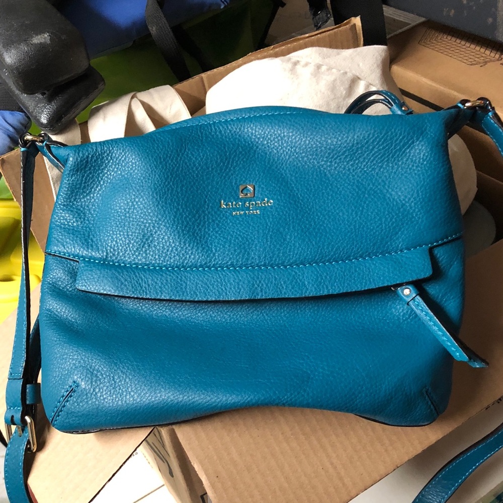 Kate Spade turquoise purse. Never been used!